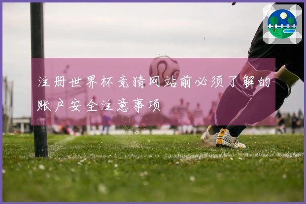 注册世界杯竞猜网站前必须了解的账户安全注意事项